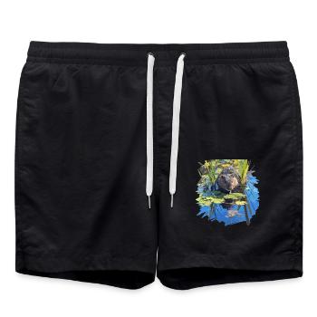 Muskrats Muskrat - Swim Trunks - black - Front - AI Model Male 185 light (185cm)