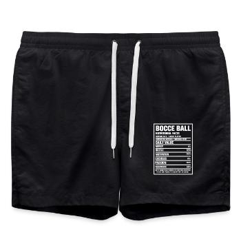 Bocce Player - Swim Trunks - black - Front - AI Model Male 185 light (185cm)