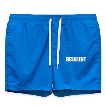 Resilient Mentale Gesundheit Motivation Resilienz - Badeshorts - Cobalt blue - Vorne
