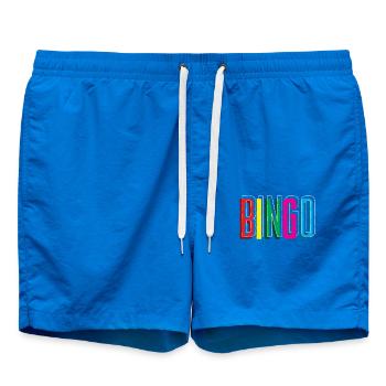 Bingo Player Colorful Design - Swim Trunks - cobalt blue - Front