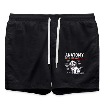 Havanais - Short de bain - noir - Devant - AI Model Male 185 light (185cm)