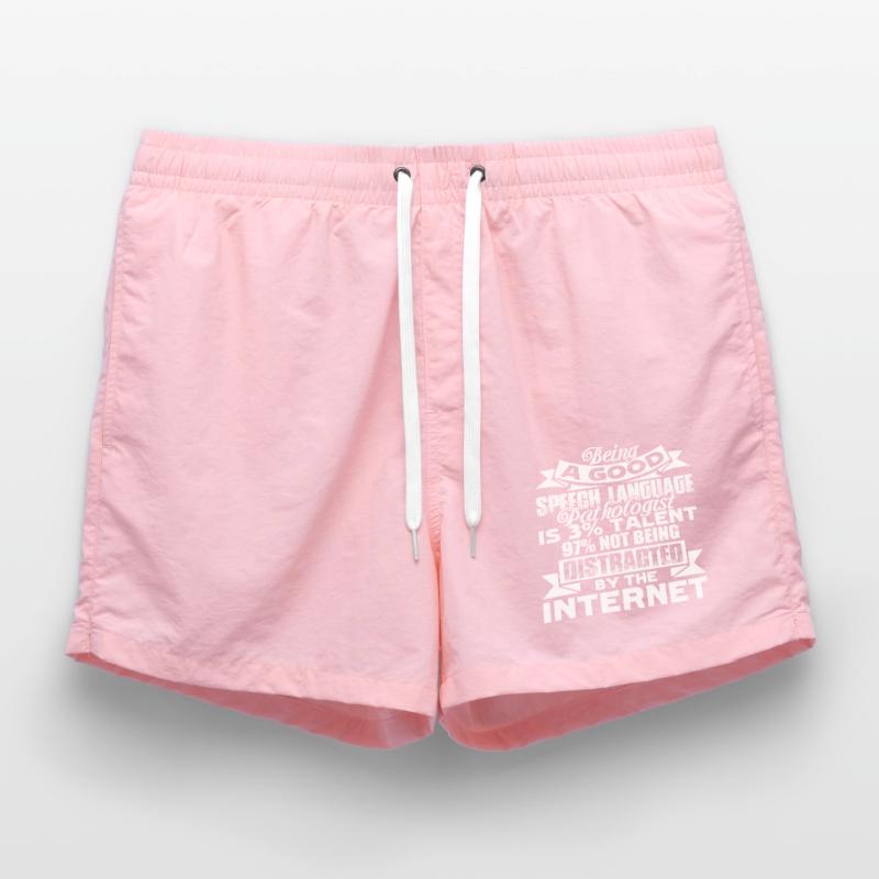 Speech Language Pathologist Good Speech Language Swim Trunks