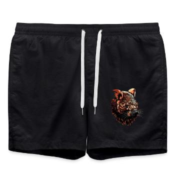 Wombat Australie Marsupial Mignon Wombat - Short de bain - noir - Devant - AI Model Male 185 light (185cm)
