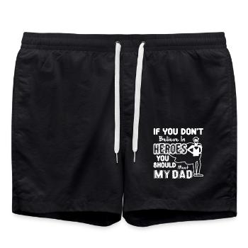 Father's Day Should Meet My Dad - Swim Trunks - black - Front - AI Model Male 185 light (185cm)