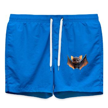 Fledermaus Flughund Vampir Bat Süße Fledemäuse - Badeshorts - Cobalt blue - Vorne