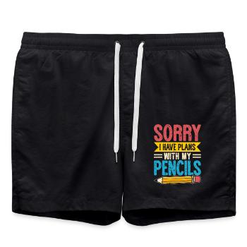 Architecte - Short de bain - noir - Devant - AI Model Male 185 light (185cm)