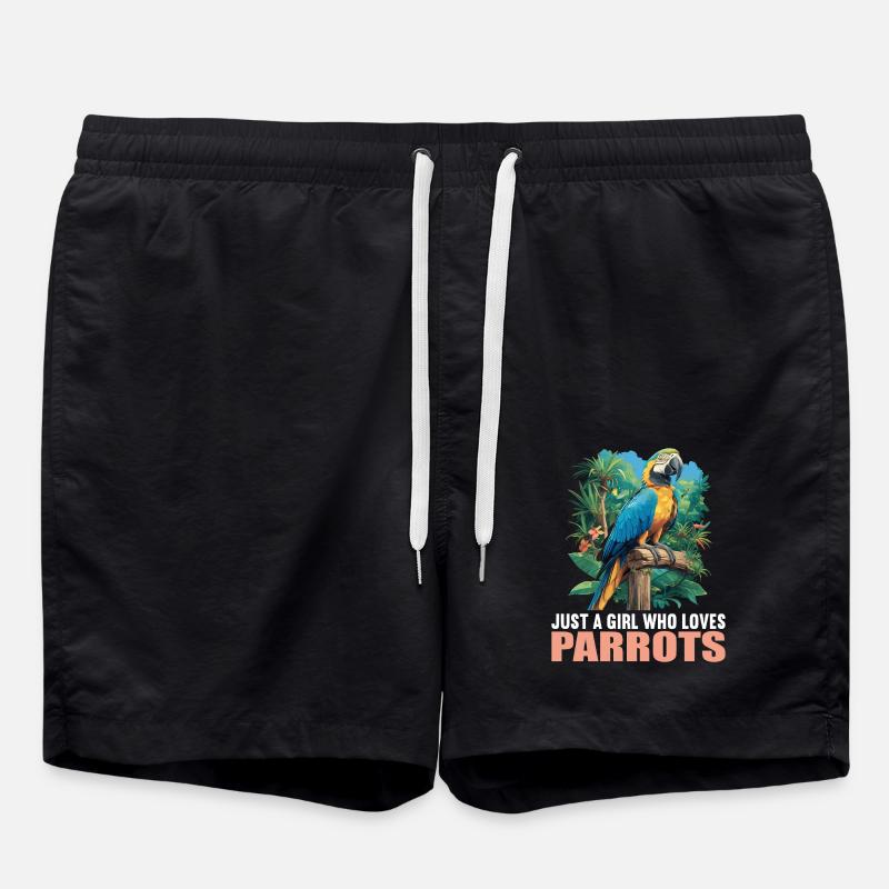 Perroquet Perroquet Perroquet - Short de bain - noir