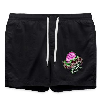 Easter Truck Easter Delivery Service - Swim Trunks - black - Front - AI Model Male 185 light (185cm)