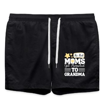 Funny Saying Grandma Promotion - Swim Trunks - black - Front - AI Model Male 185 light (185cm)