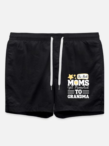 Funny Saying Grandma Promotion - Swim Trunks - black