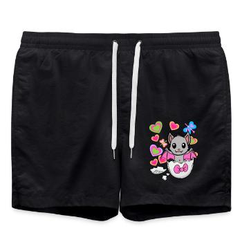 Chauve-souris Chauves-souris Enfant Enfants Bébé Oeuf Naissance - Short de bain - noir - Devant - AI Model Male 185 light (185cm)