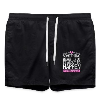Transfert d’embryons de jour fœtus - Short de bain - noir - Devant - AI Model Male 185 light (185cm)