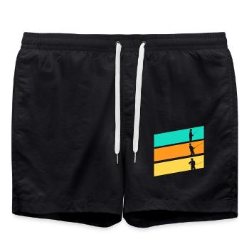 Pêche à la ligne - Short de bain - noir - Devant - AI Model Male 185 light (185cm)