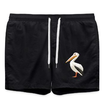 Pelicans Pelican - Swim Trunks - black - Front - AI Model Male 185 light (185cm)