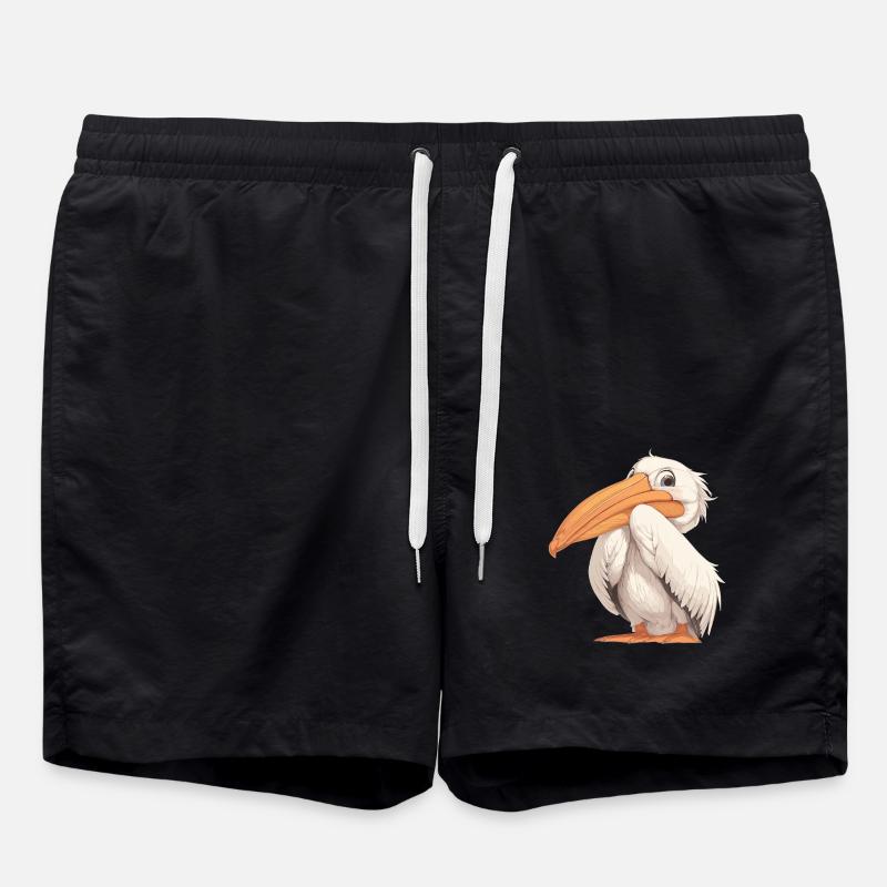 Pelicans Pelican - Swim Trunks - black