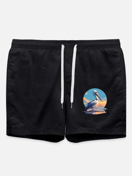 Pelicans Pelican - Swim Trunks - black
