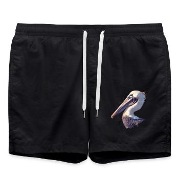 Pelicans Pelican - Swim Trunks - black - Front - AI Model Male 185 light (185cm)