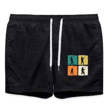 Pêche à la ligne - Short de bain - noir - Devant - AI Model Male 185 light (185cm)