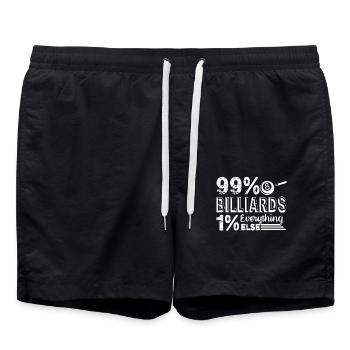 Billiards 99 Billiards 1 Everything Else - Swim Trunks - black - Front - AI Model Male 185 light (185cm)