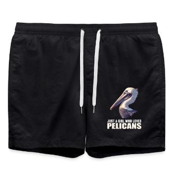 Pelicans Pelican - Swim Trunks - black - Front - AI Model Male 185 light (185cm)