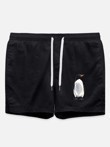 Pinguine Pinguin - Badeshorts - Schwarz