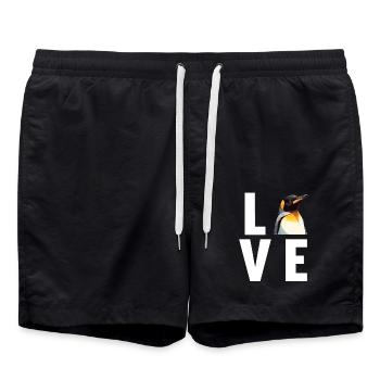 Pingouins Pingouin - Short de bain - noir - Devant - AI Model Male 185 light (185cm)