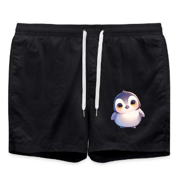 Pingouins Pingouin - Short de bain - noir - Devant - AI Model Male 185 light (185cm)