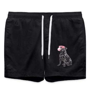 Cane Corso - Badeshorts - Schwarz - Vorne - AI Model Male 185 light (185cm)