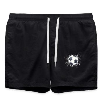 Urban Football Style - Classic Ball - Swim Trunks - black - Front - AI Model Male 185 light (185cm)