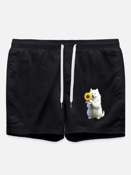 Samojede - Badeshorts - Schwarz