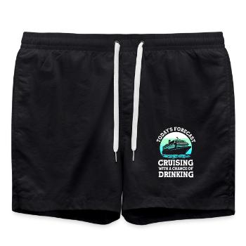 Cruise Cruise Ship - Swim Trunks - black - Front - AI Model Male 185 light (185cm)