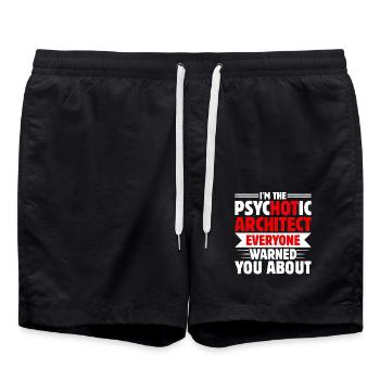 architecte - Short de bain - noir - Devant - AI Model Male 185 light (185cm)