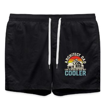 Architecte - Short de bain - noir - Devant - AI Model Male 185 light (185cm)