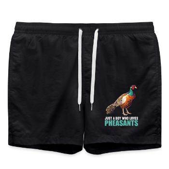 Faisans Faisan - Short de bain - noir - Devant - AI Model Male 185 light (185cm)