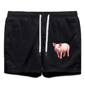Cochon Cochon - Short de bain - noir - Devant - AI Model Male 185 light (185cm)