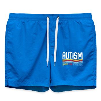 Autisme Soyez patient Soyez gentil Soyez compréhensif - Short de bain - cobalt blue - Devant