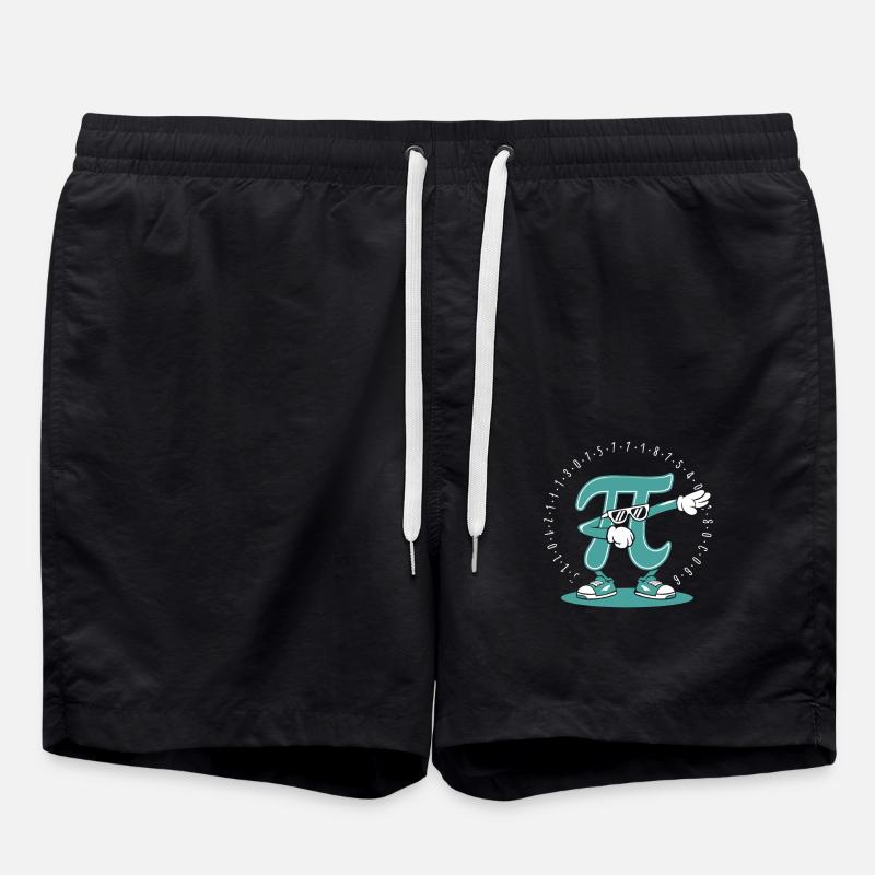 Pi Math - Swim Trunks - black