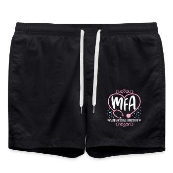 Assistant médical MFA multifonctionnel - Short de bain - noir - Devant - AI Model Male 185 light (185cm)