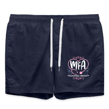 Physician Assistant Multifunctional MFA - Swim Trunks - french navy - Front - AI Model Male 185 light (185cm)