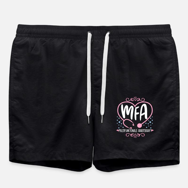Assistant médical MFA multifonctionnel - Short de bain - noir
