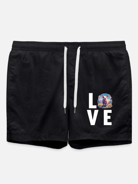 Cochon Cochon - Short de bain - noir