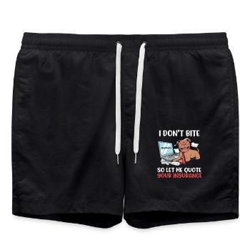 Actifs d’agent d’assurance - Short de bain - noir - Devant - AI Model Male 185 light (185cm)
