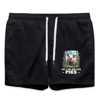 Cochon Cochon - Short de bain - noir - Devant - AI Model Male 185 light (185cm)