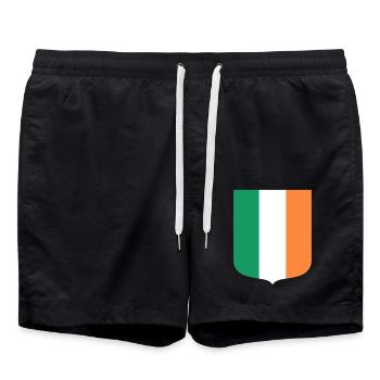 Irlande - Short de bain - noir - Devant - AI Model Male 185 light (185cm)