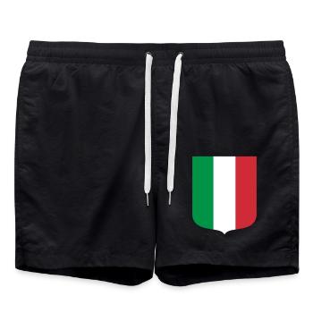 Italie - Short de bain - noir - Devant - AI Model Male 185 light (185cm)