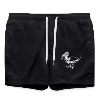 Albatross Albatross Floral Pattern - Swim Trunks - black - Front - AI Model Male 185 light (185cm)