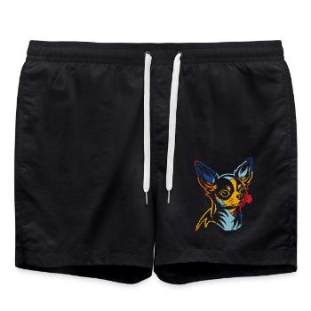 Chien Chihuahua - Short de bain - noir - Devant - AI Model Male 185 light (185cm)