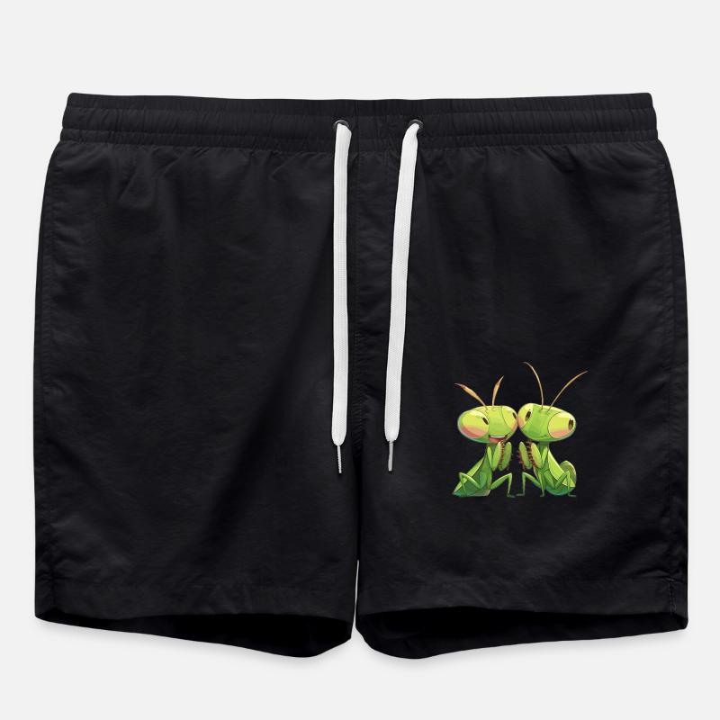 Gottesanbeterinnenen Gottesanbeterin - Badeshorts - Schwarz