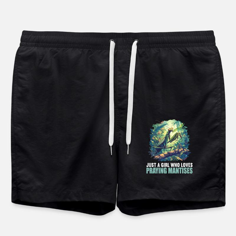 Gottesanbeterinnenen Gottesanbeterin - Badeshorts - Schwarz