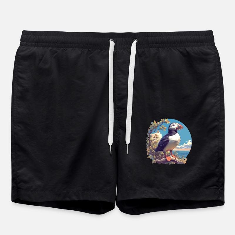 Puffin - Swim Trunks - black